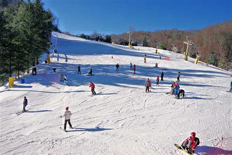 The 14 runs, serviced by four lifts (including two magic carpets), are mainly for beginner and intermediate level skiers and boarders, and perfect for families. . Maggie valley ski resort